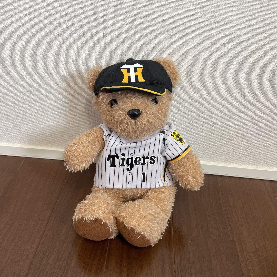 Amazon.co.jp: 汚れなし阪神タイガース 鳥谷敬 クマのぬいぐるみ 着せ
